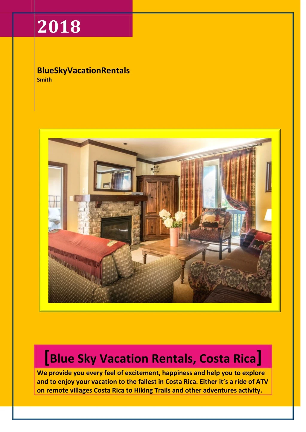 PPT Blue Sky Vacation Rentals, Costa Rica PowerPoint Presentation