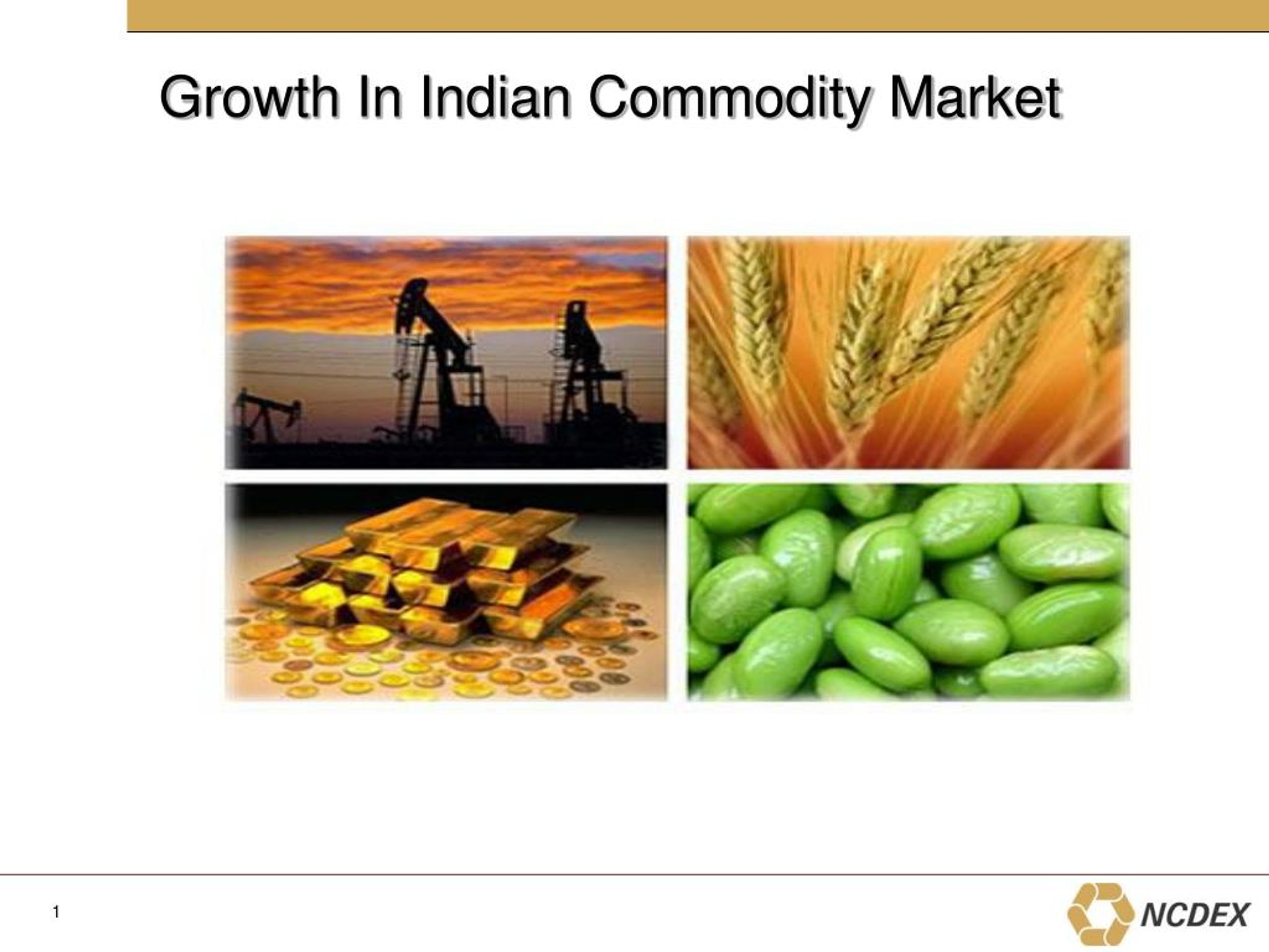 research paper on commodity market in india