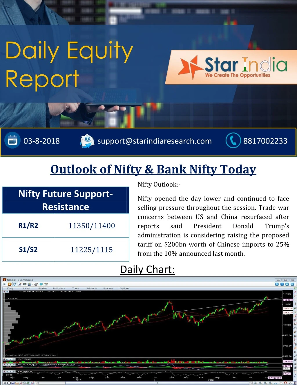 daily equity report n.