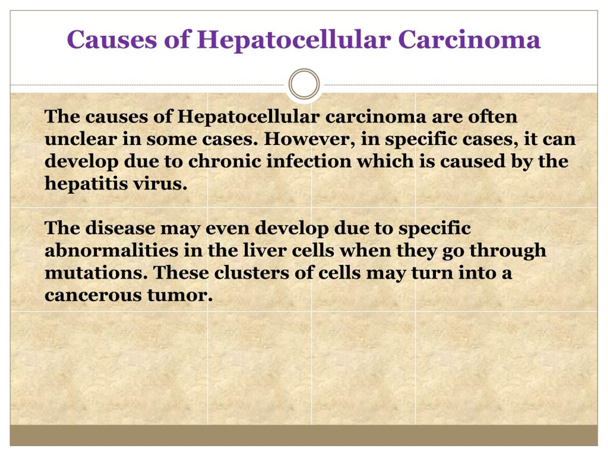 PPT - Hepatocellular Carcinoma: Causes, Symptoms, Daignosis, Prevention ...