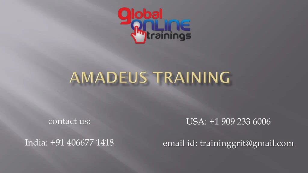 amadeus training n.
