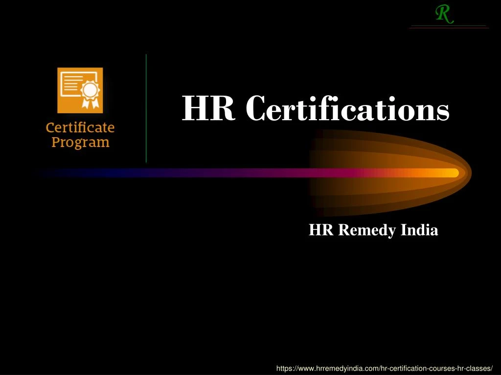 hr certifications n.