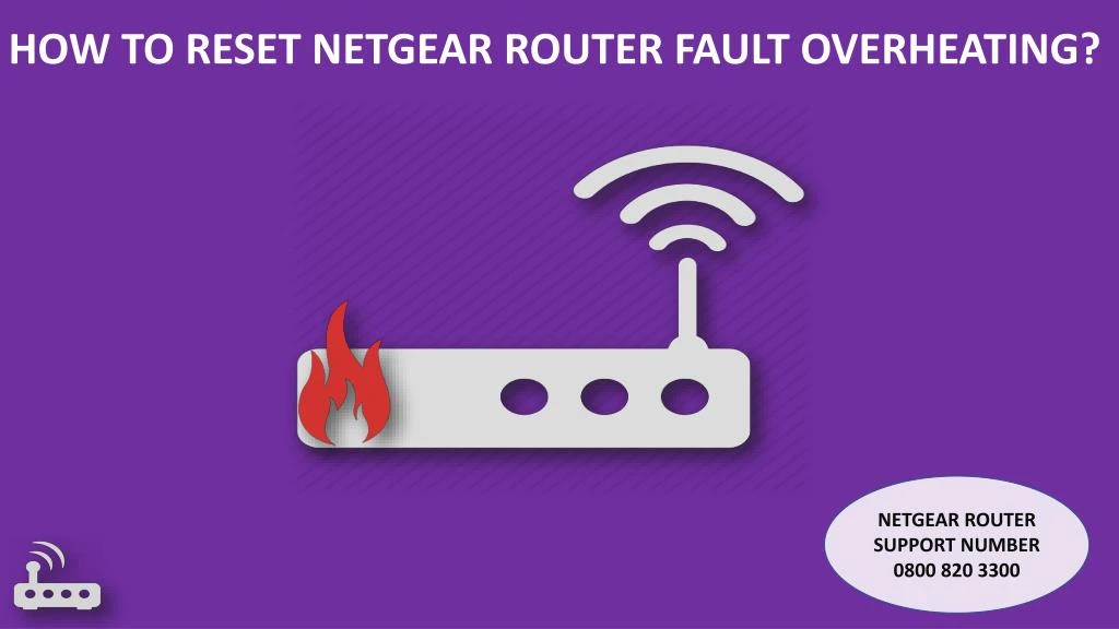how to reset netgear router fault overheating n.