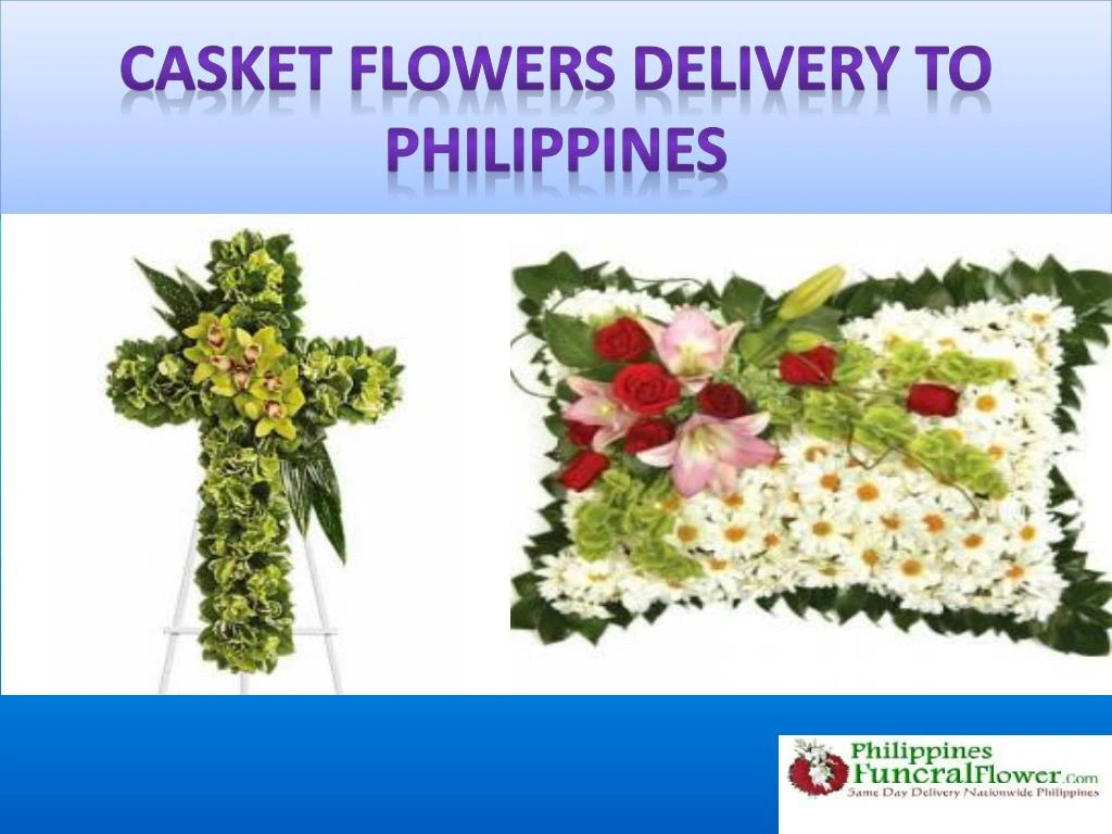 casket flowers delivery to philippines n.