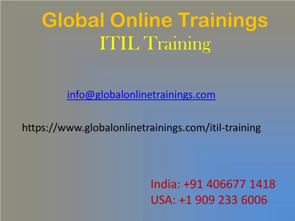 itil v3 foundation study material free download pdf