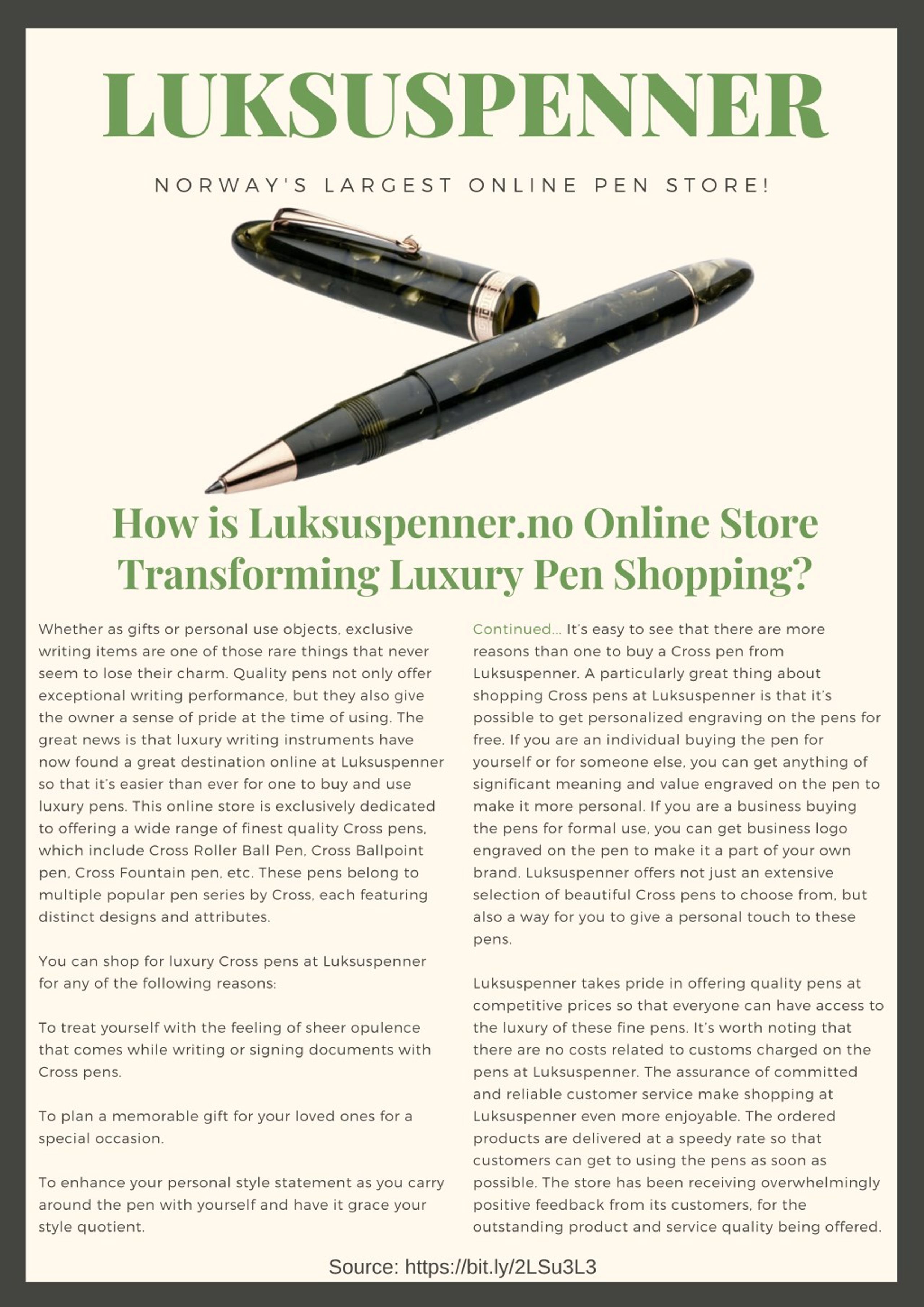 online pen store