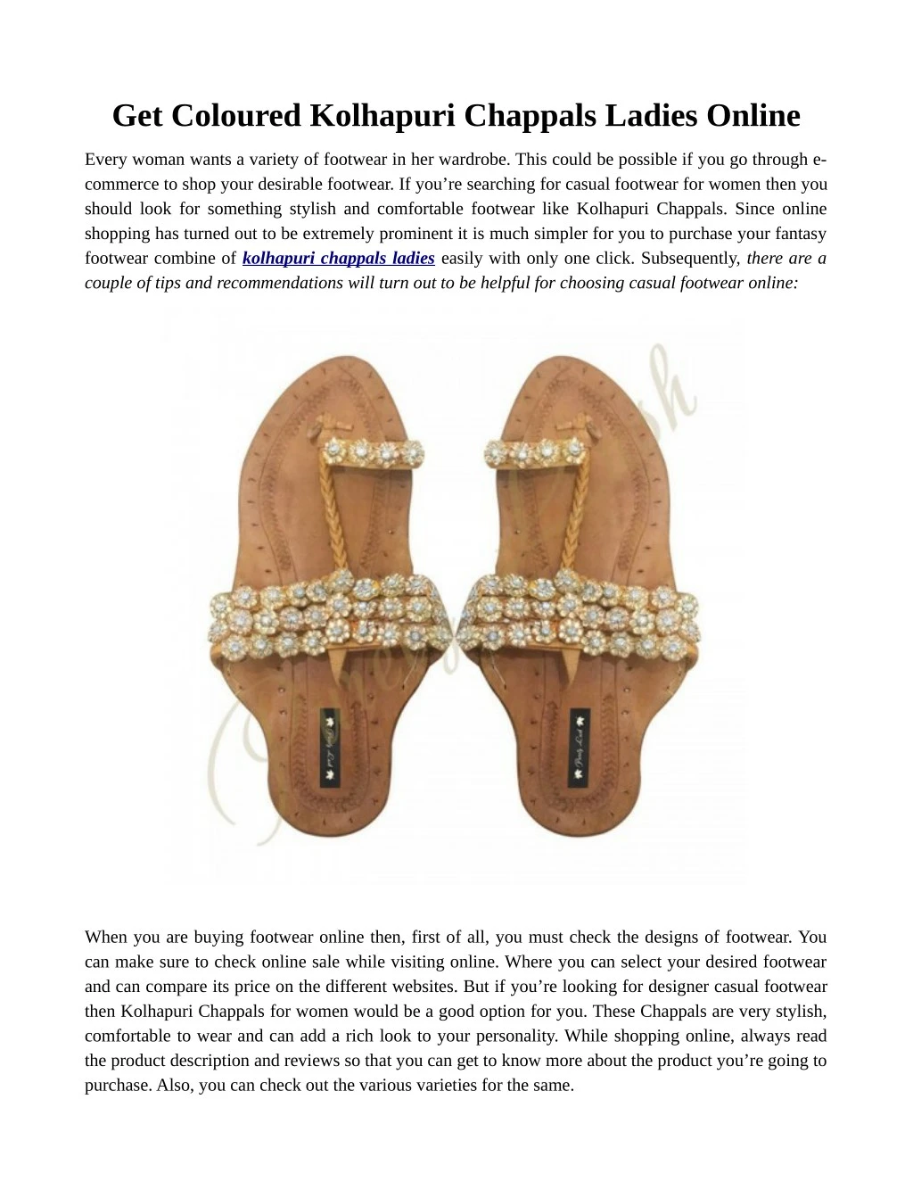 buy kolhapuri chappals online