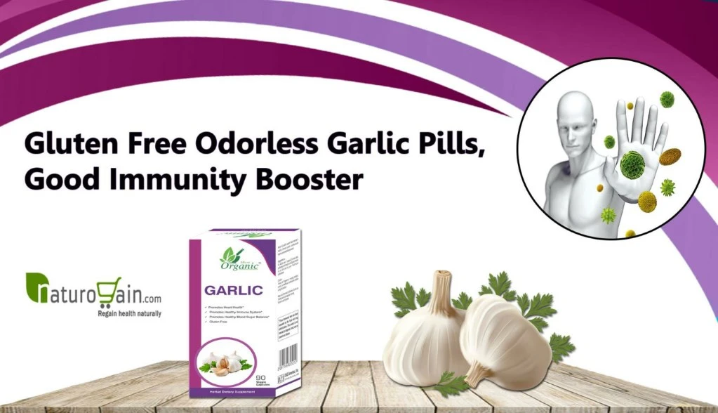 PPT Gluten Free Odorless Garlic Pills, Good Immunity Booster