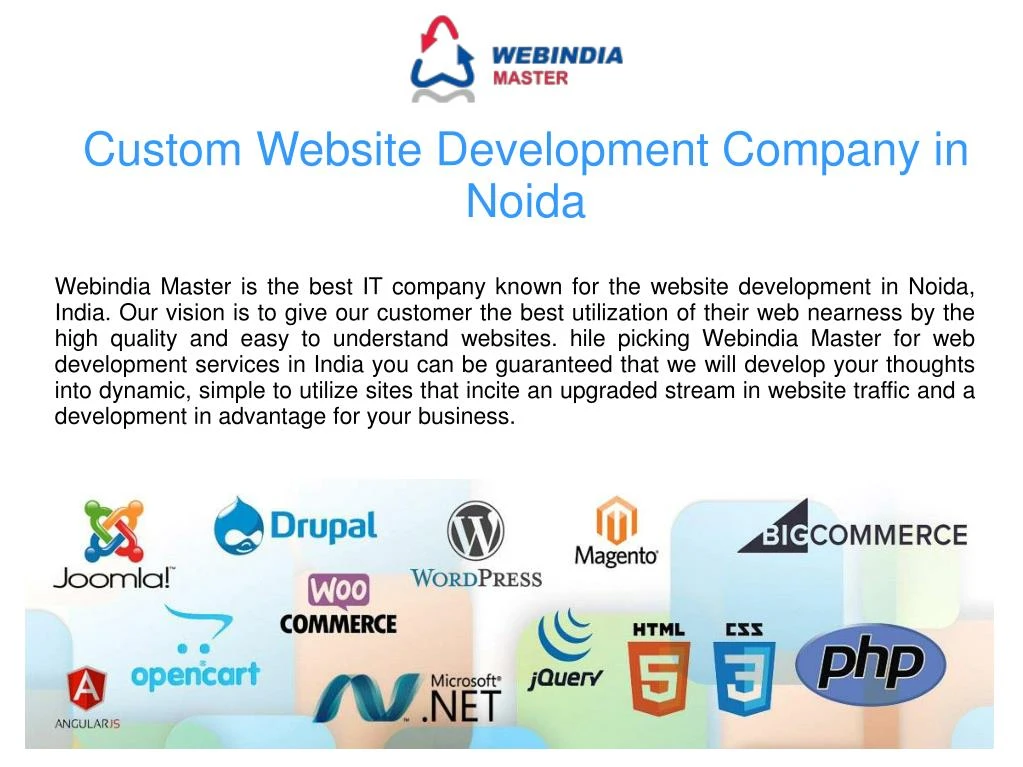 custom website development company in noida n.