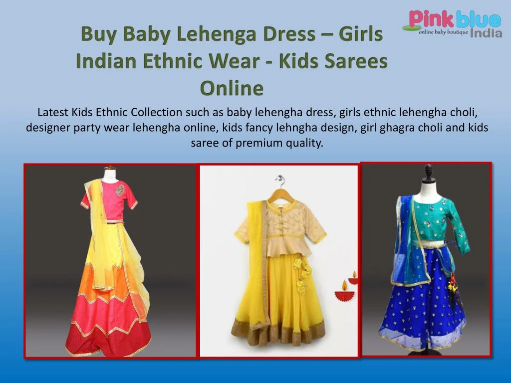 ghagra dress for kids