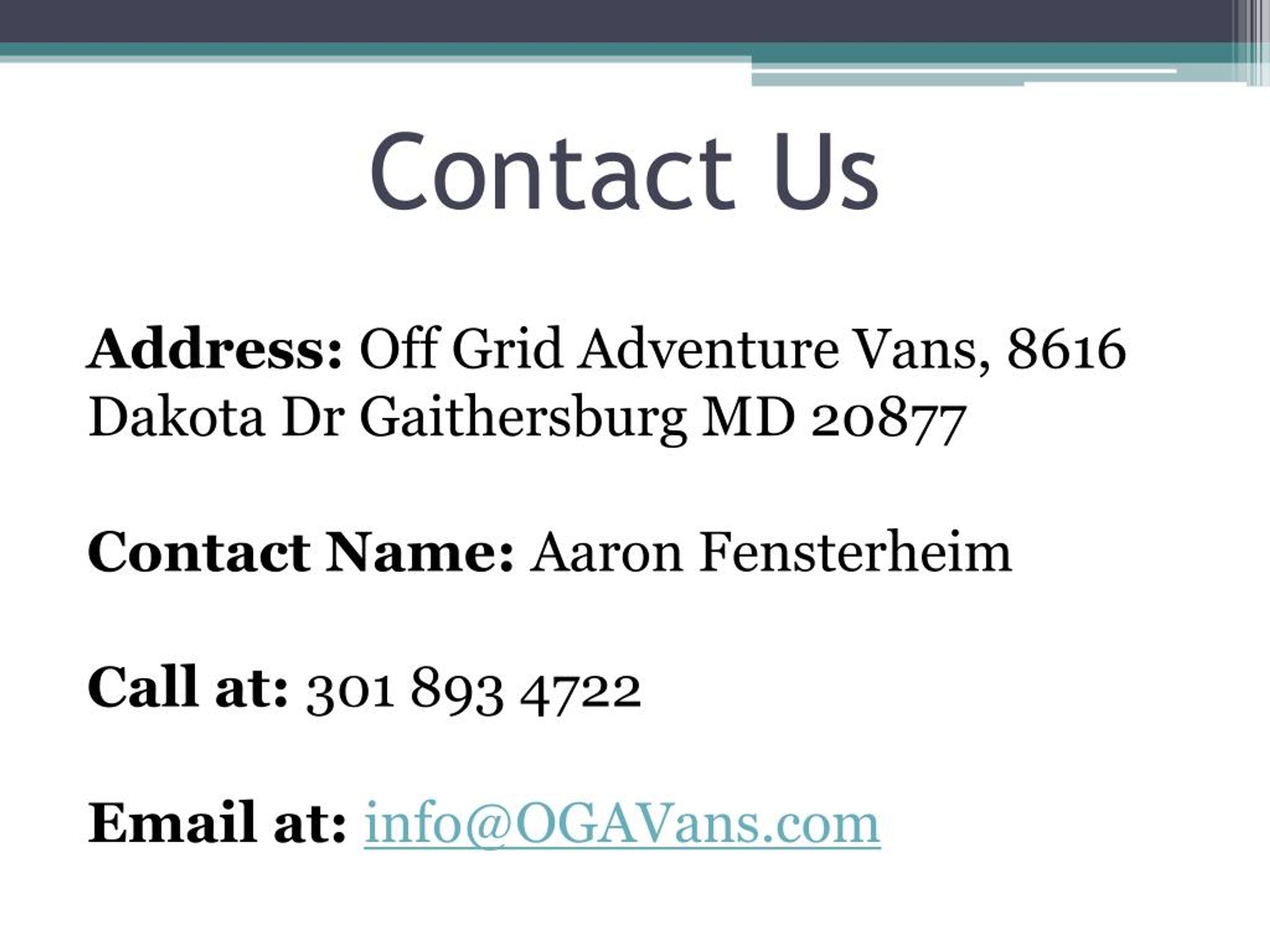 vans contact address
