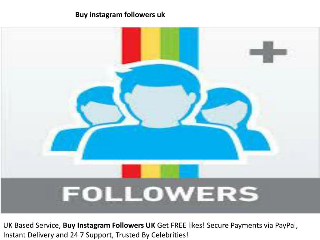 buy instagram followers uk - instagram followers id