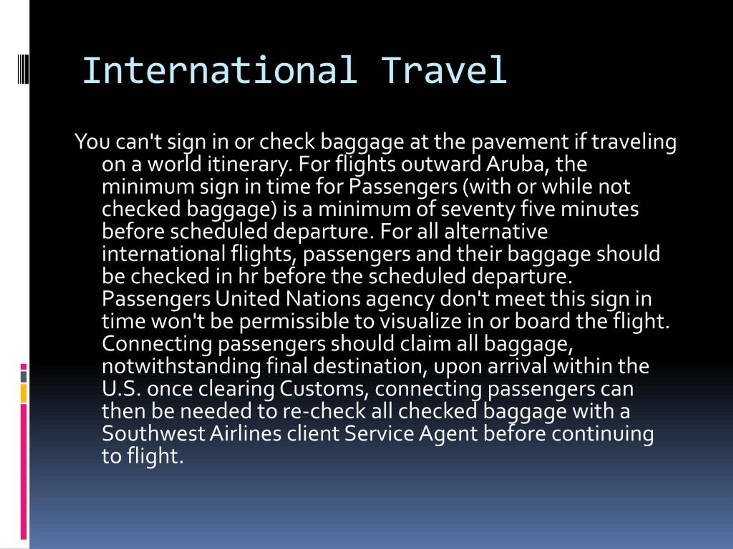 PPT - Baggage and check in process of southwest airlines PowerPoint Presentation - ID:7970620