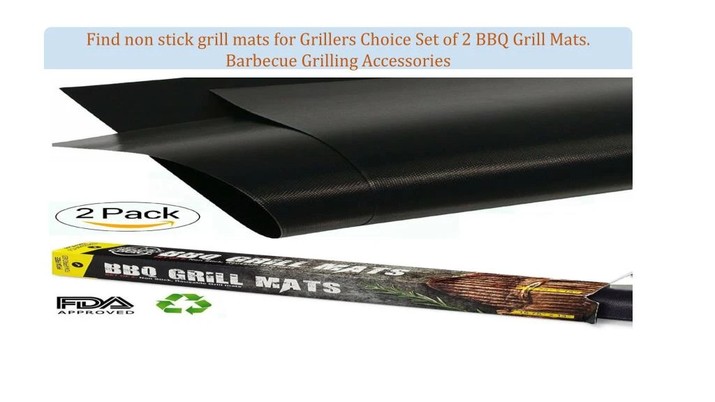 find non stick grill mats for grillers choice n.
