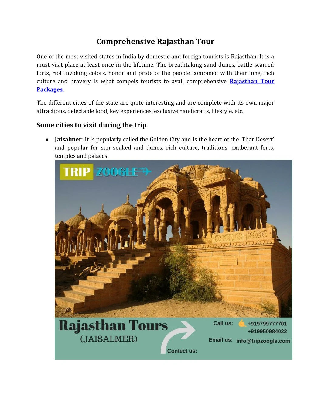 PPT - Comprehensive Rajasthan Tour PowerPoint Presentation, free ...