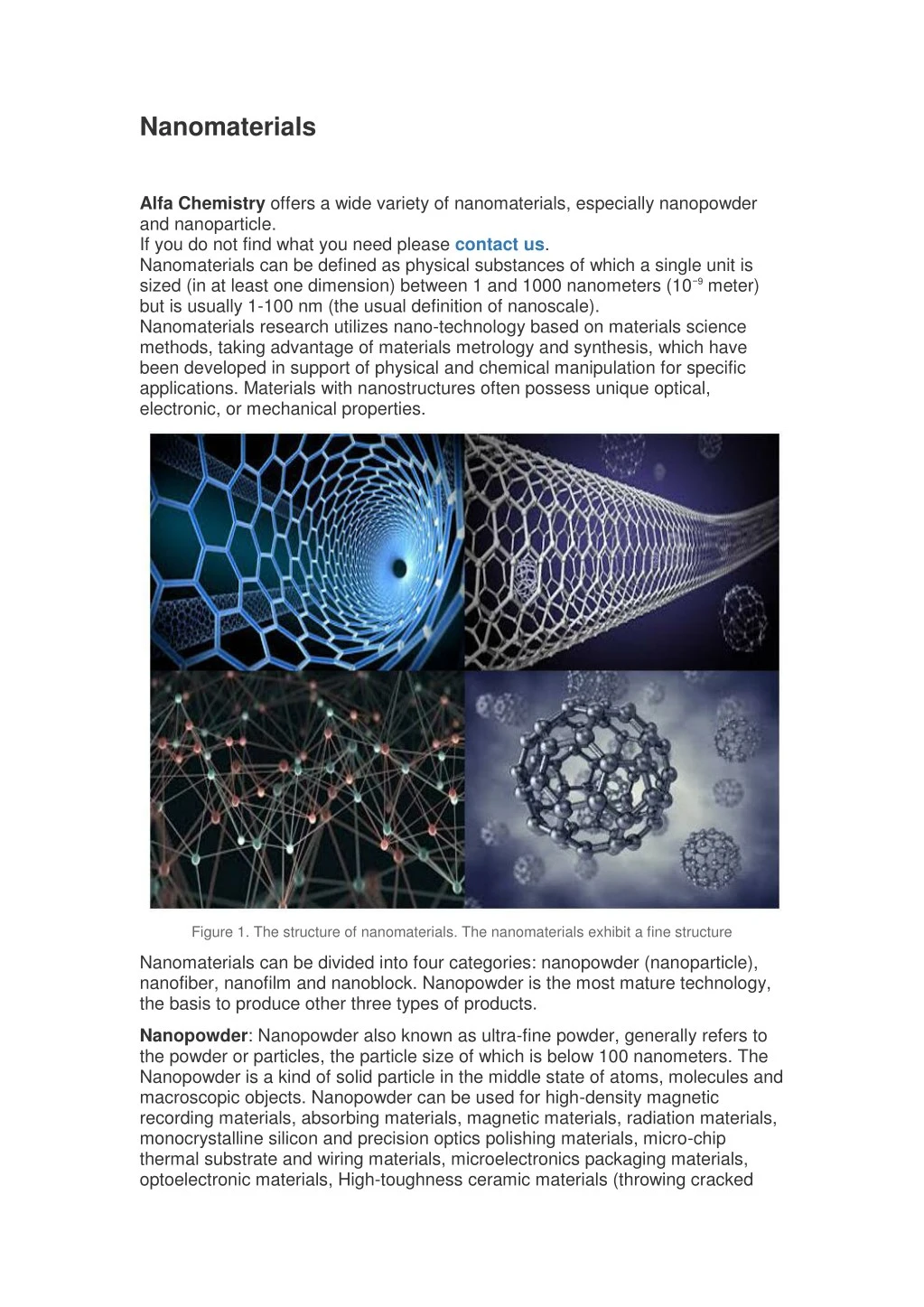 nanomaterials ppt presentation free download