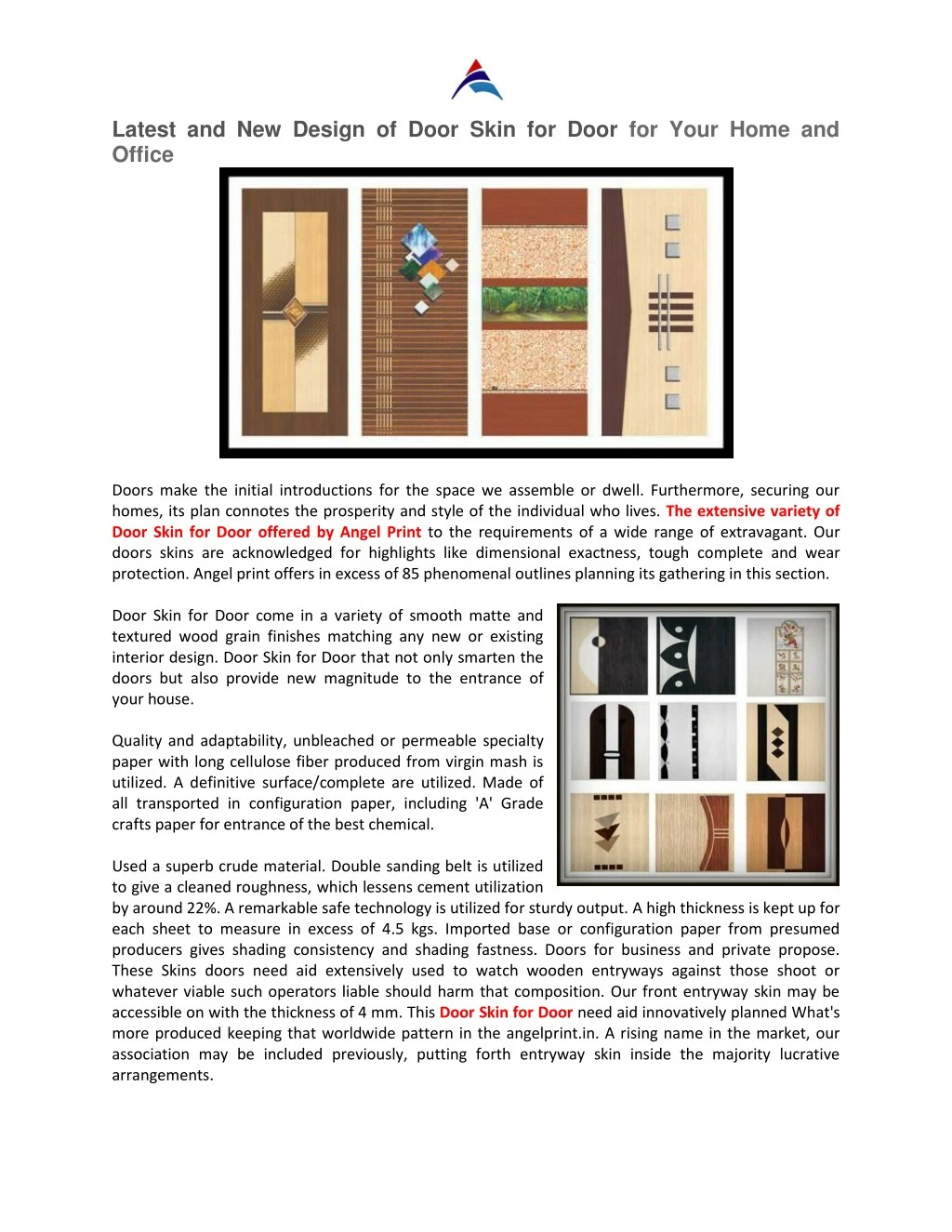 Ppt Latest And New Design Of Door Skin For Door For Your