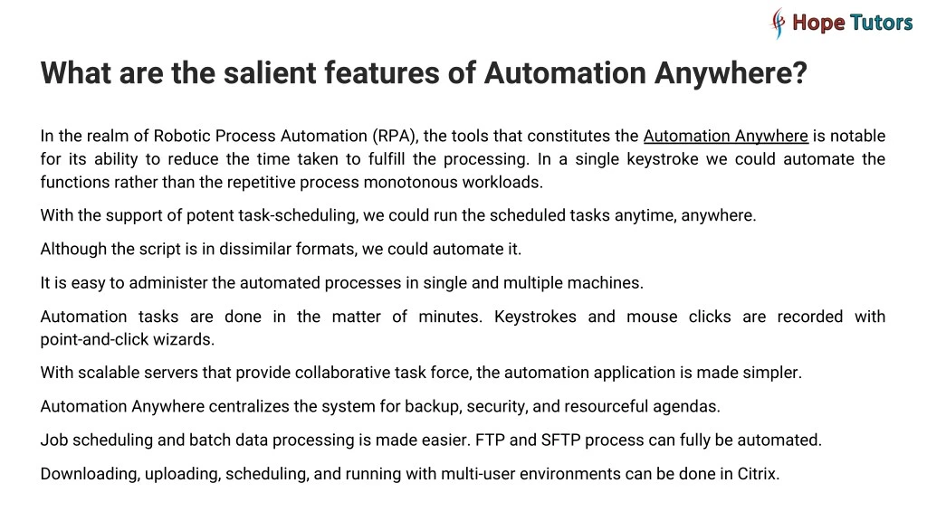 ppt automation anywhere interview questions powerpoint application support interview questions