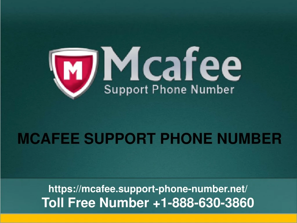mcafee phone number