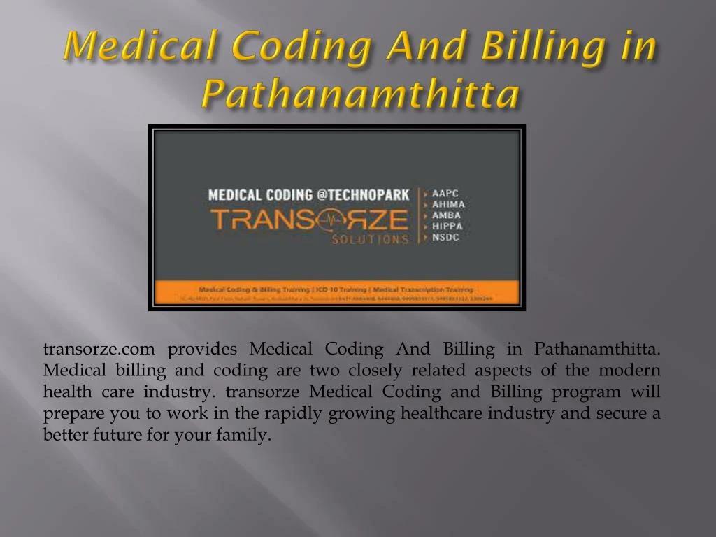 medical coding and billing in pathanamthitta n.