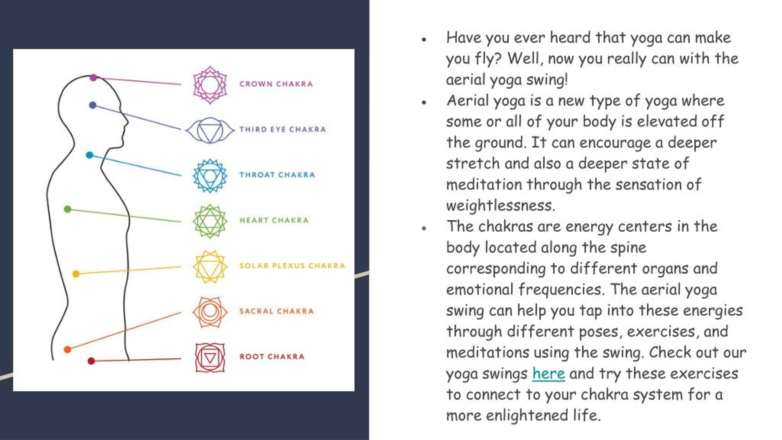 Aerial Yoga Swing Sequence for the Chakras - Yoga King Blog