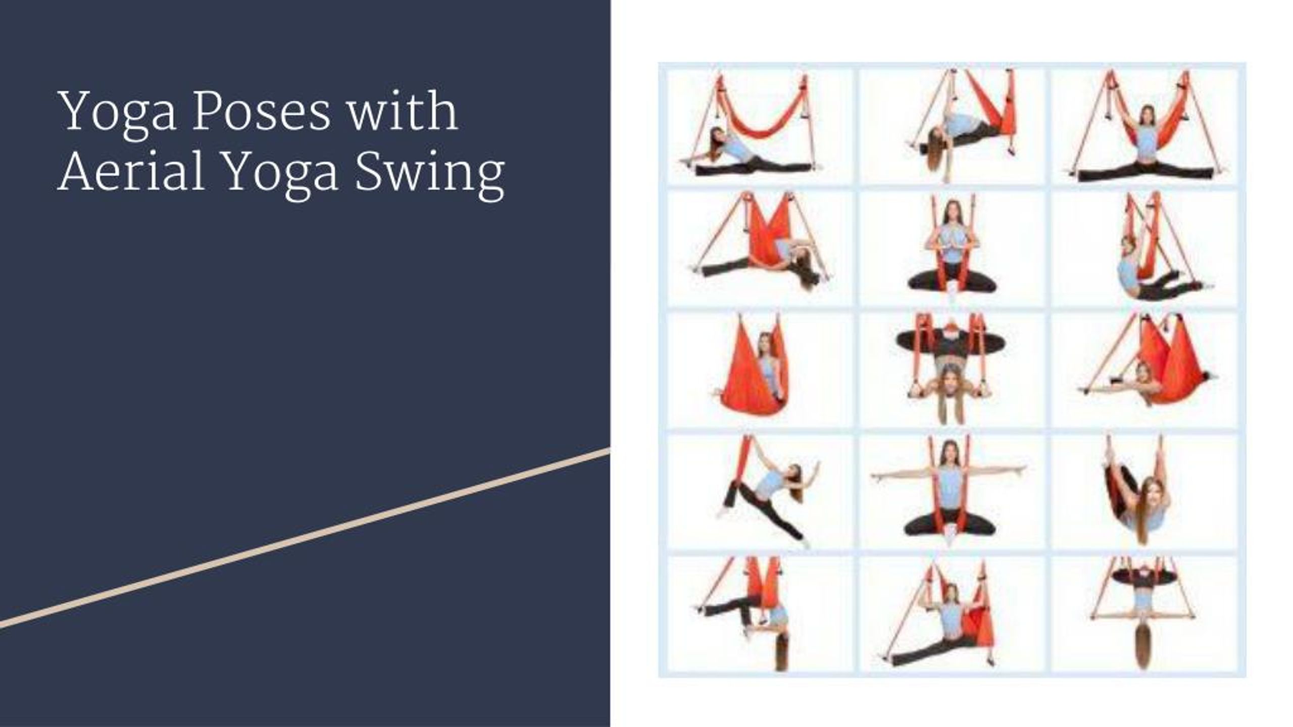 A Youthful Woman Performing Aerial Yoga Poses Using A, Smile, Exercise,  Female PNG Transparent Image and Clipart for Free Download