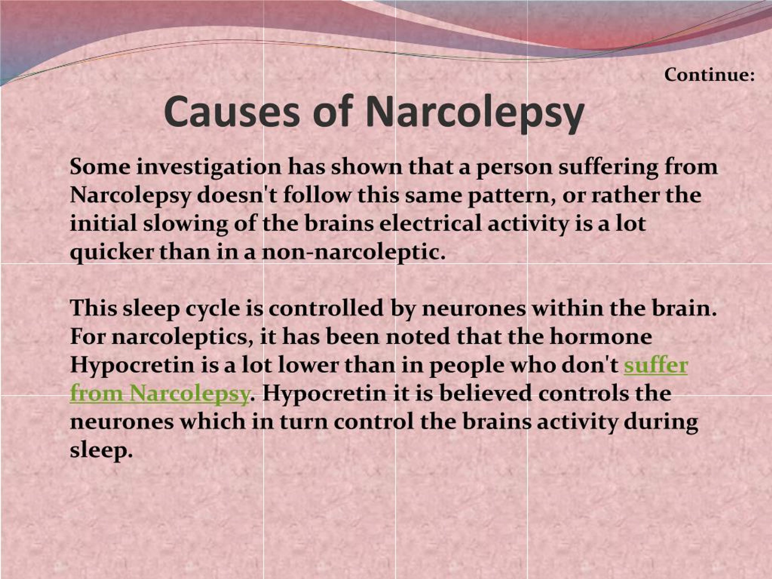 narcolepsy muscle weakness