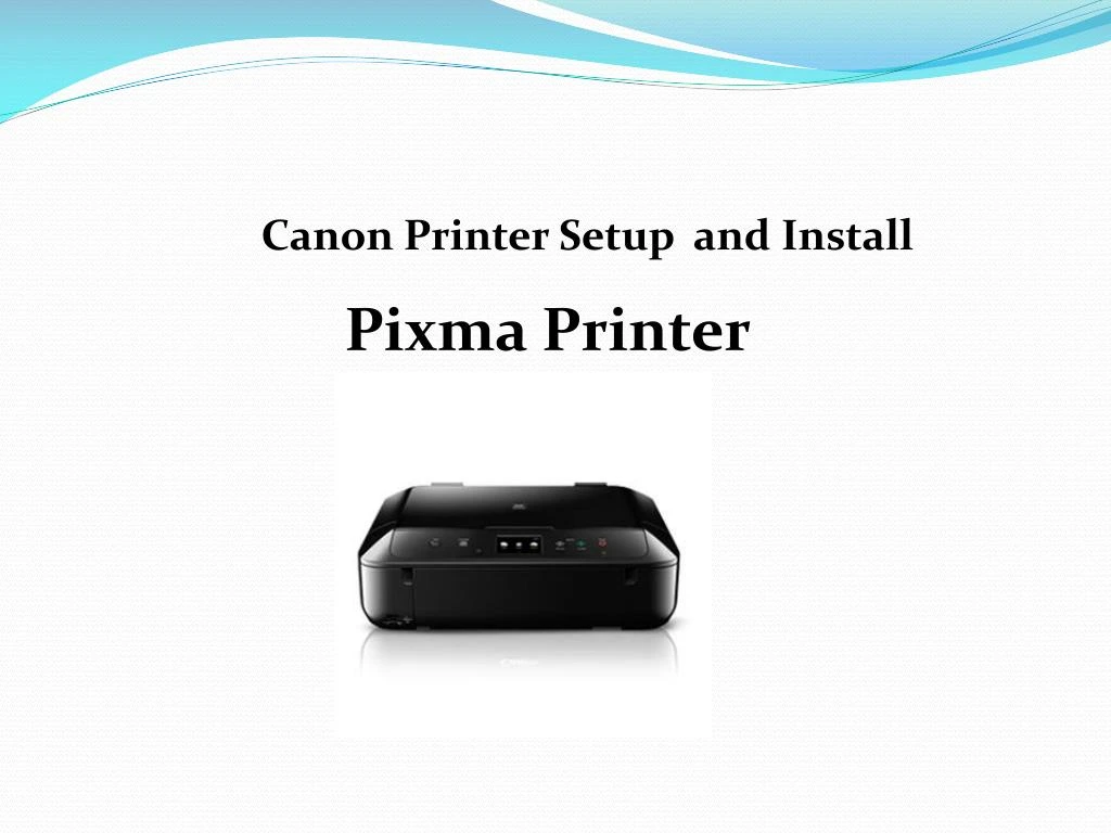 canon printer setup and install n.