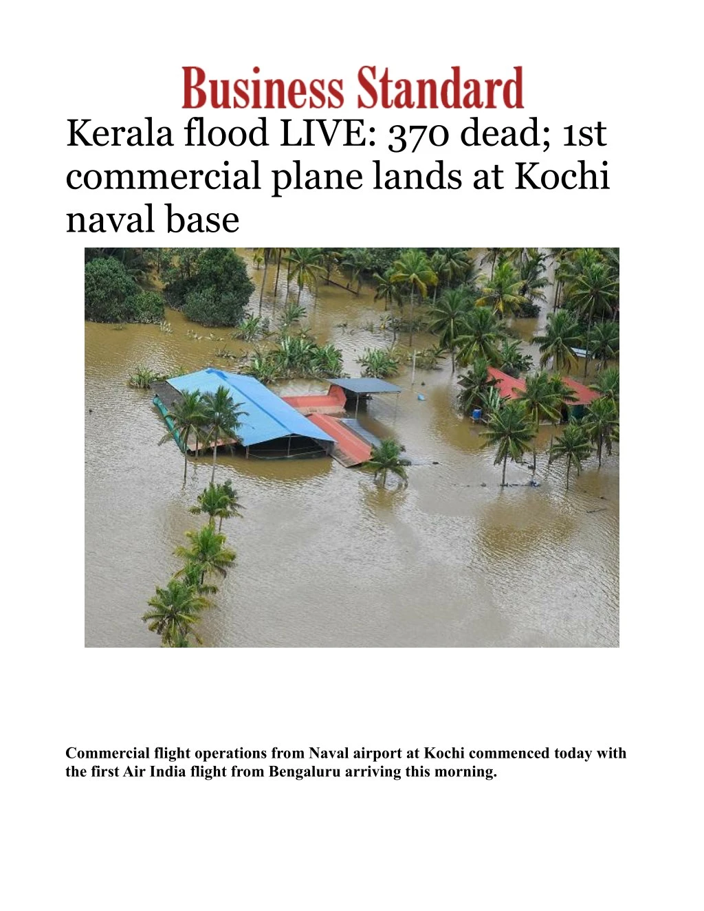 kerala flood case study ppt