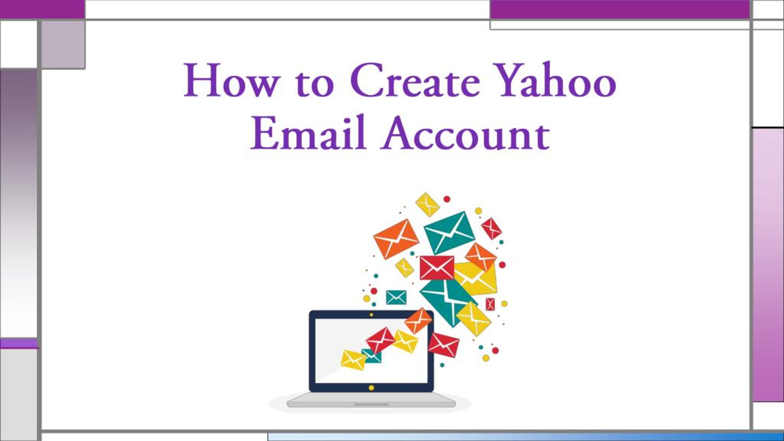 Setting up a Yahoo email account 