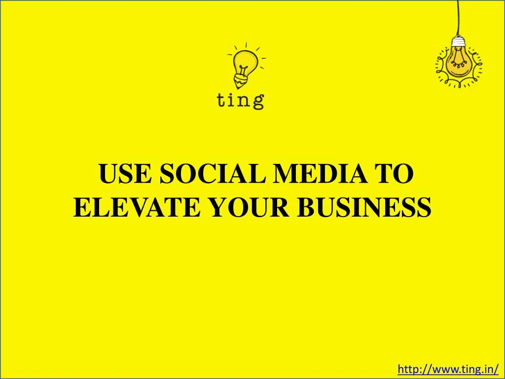 use social media to elevate your business n.