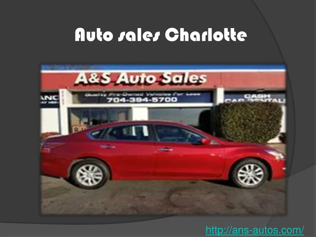 PPT Auto sales Charlotte PowerPoint Presentation, free download ID