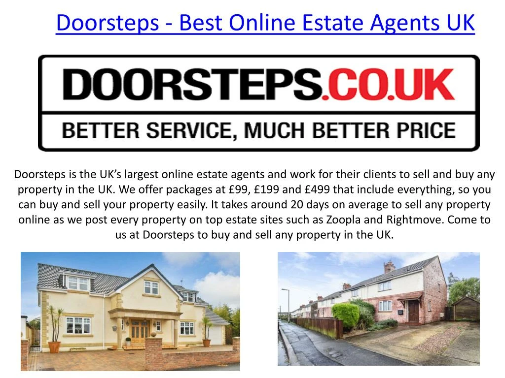 Ppt Best Online Estate Agents Uk Point Presentation Id 7980875 Doorsteps Best Online Estate Agents Uk