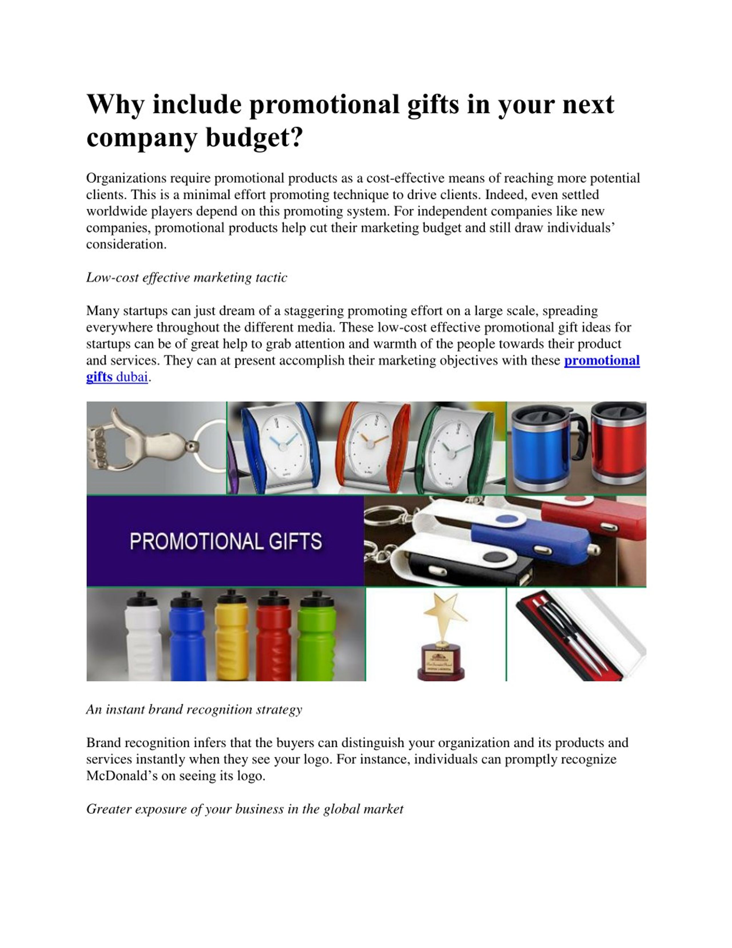 Promotional Products | Uniform Creations