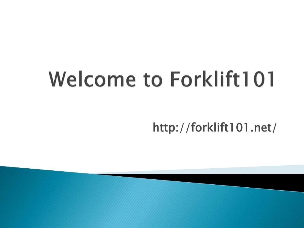 welcome to forklift101 n.