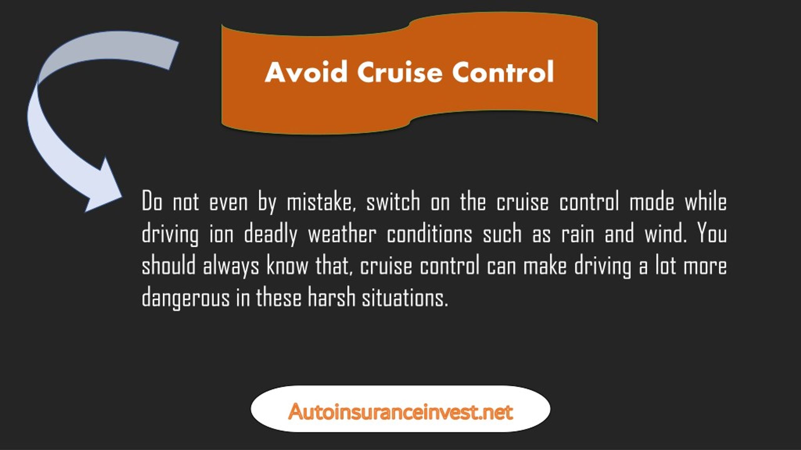 cruise control wet weather myth