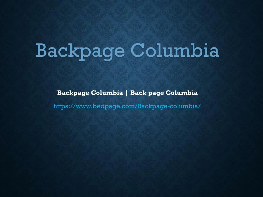 backpage columbia n.