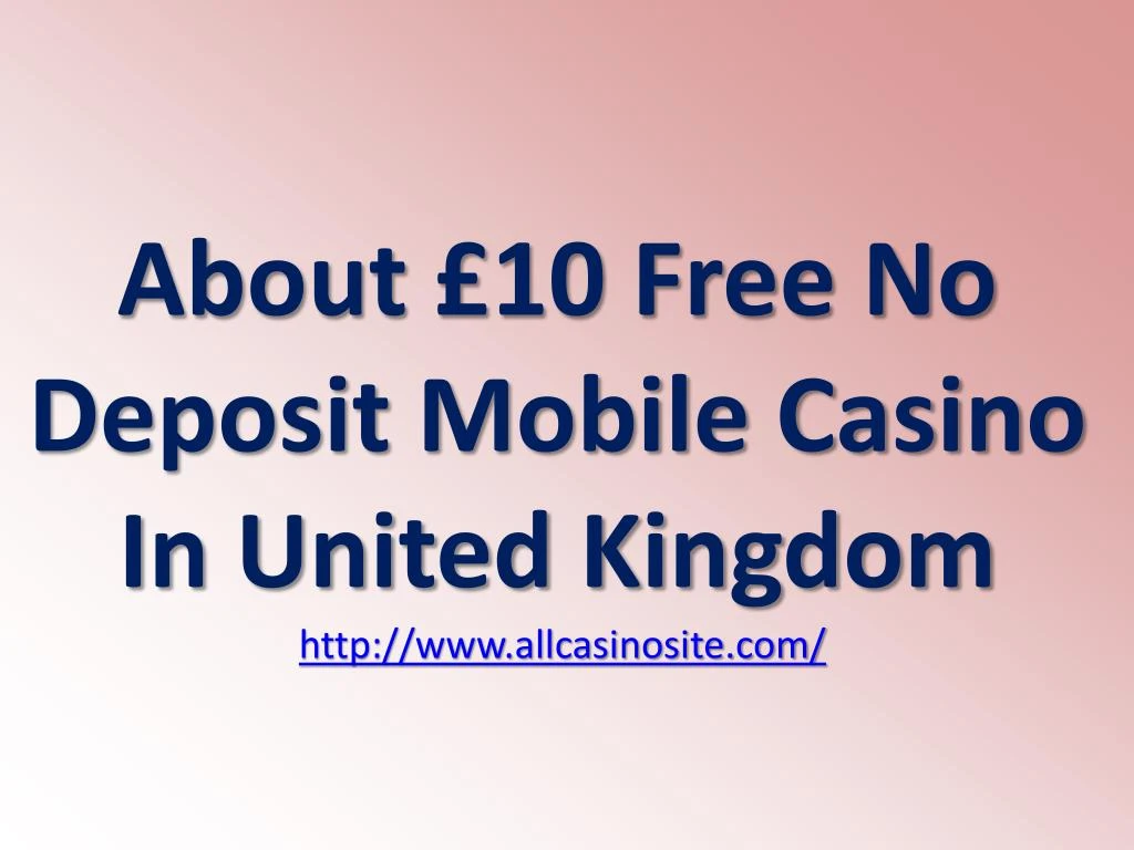 No deposit mobile casino usa