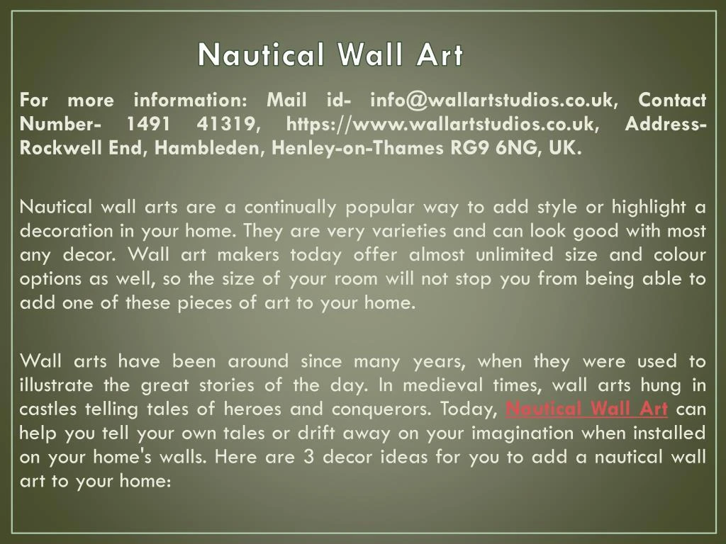 nautical wall art n.
