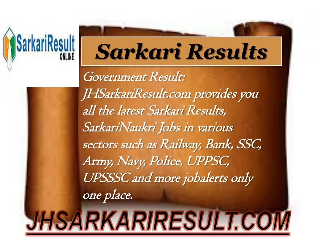Ppt Sarkari Results Powerpoint Presentation Free Download Id7984563 6027