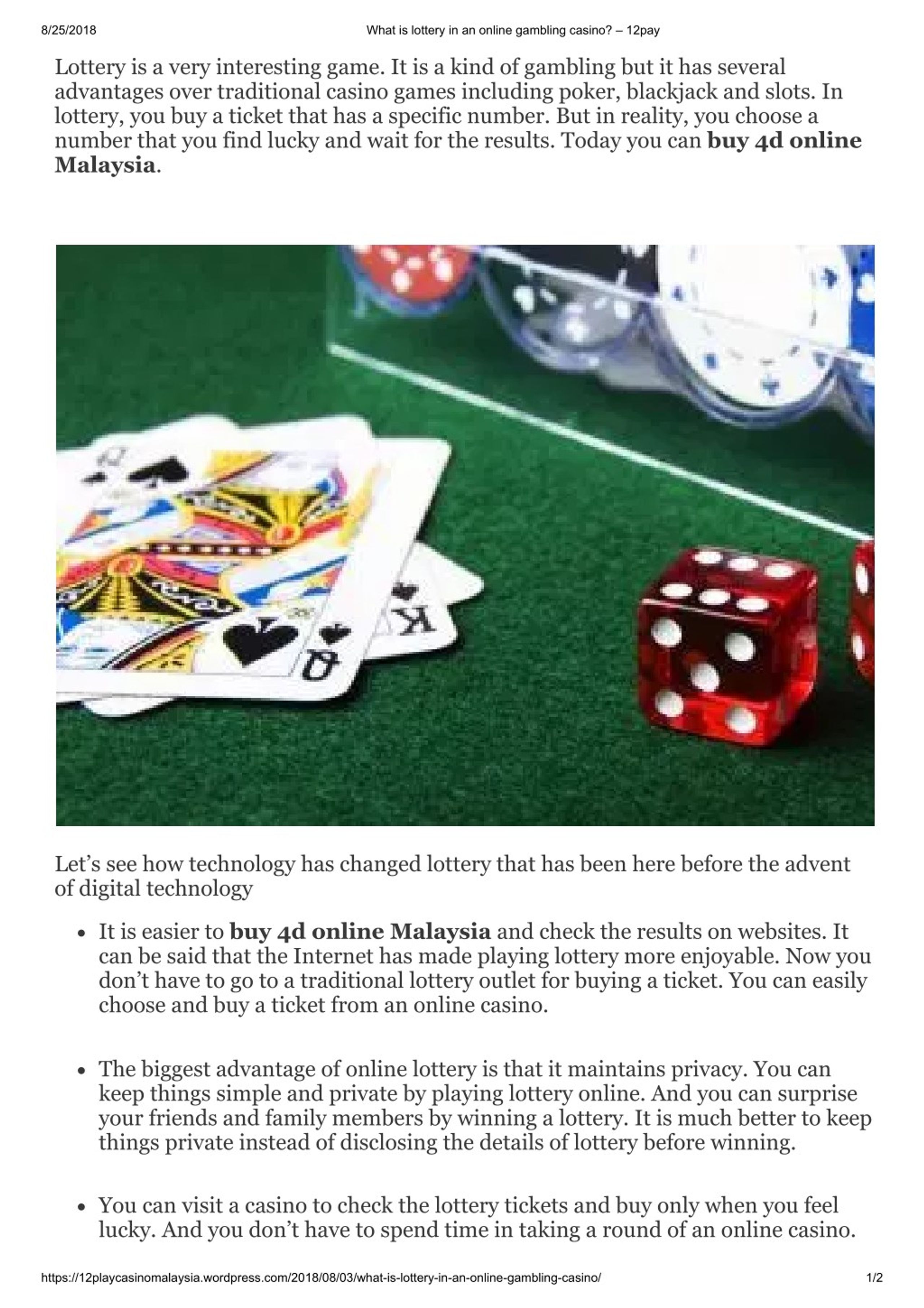 What Is Online Gambling