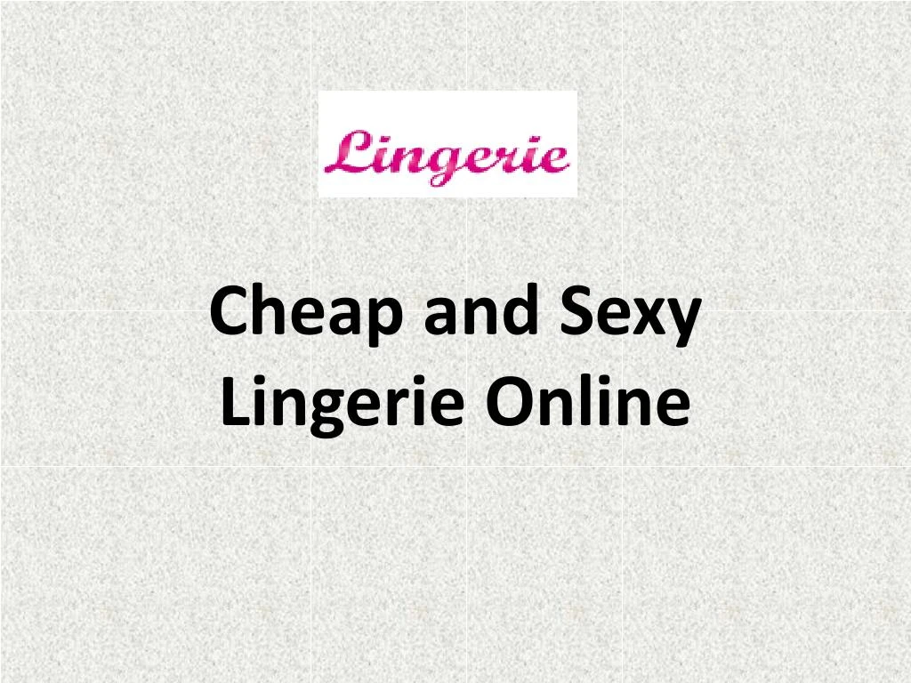 cheap and sexy lingerie online n.