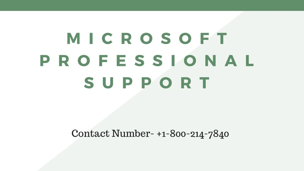 PPT   Microsoft Professional Support PowerPoint Presentation, Free