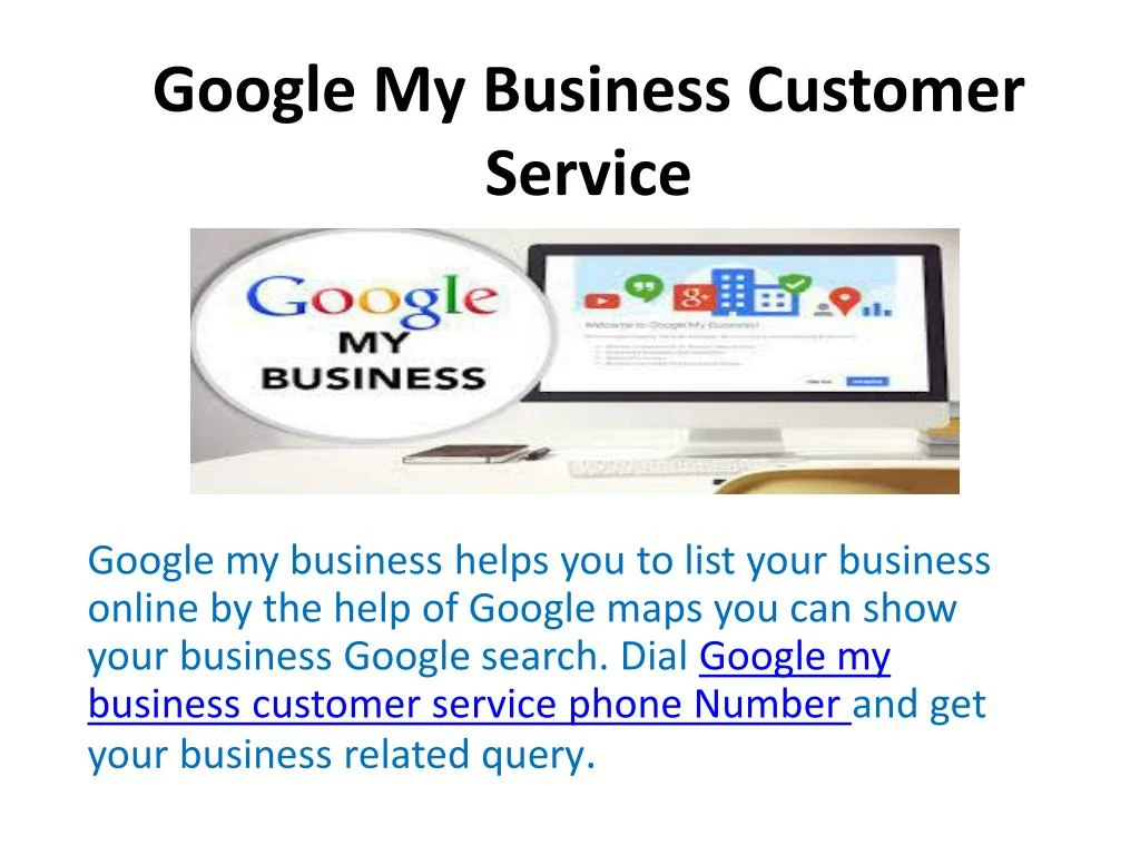 PPT Google My Business Customer Service Support Helpline by Phone