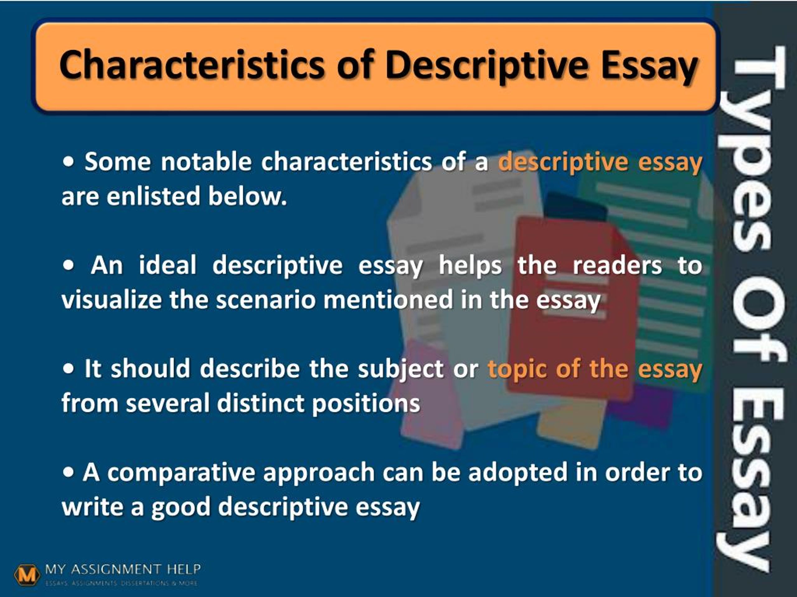 descriptive essay characteristics