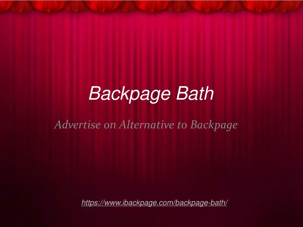 backpage bath n.