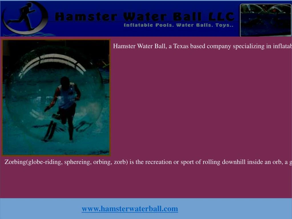 hamster water ball a texas based company n.