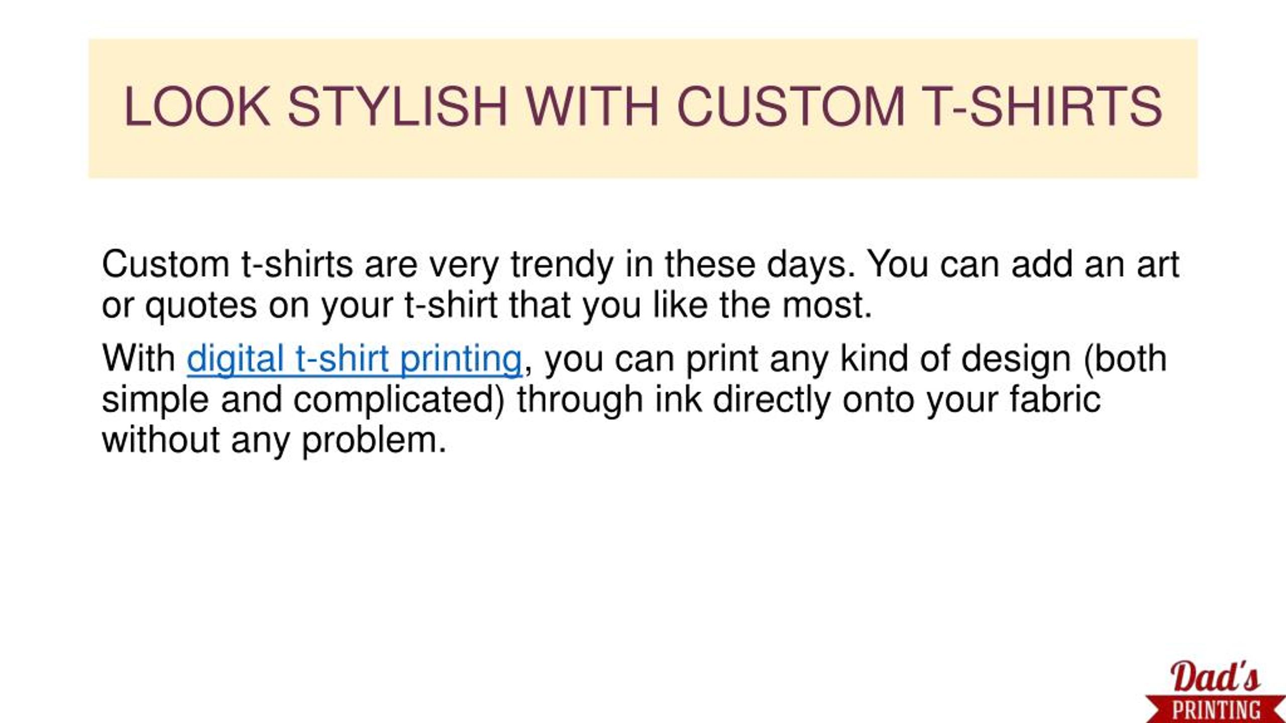 Custom Screen Printing, Custom T-Shirts