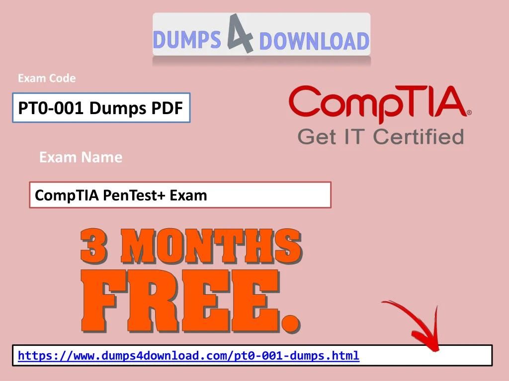 PPT - CompTIA PT0-001 Exam Dumps, 100% Free PT0-001 Questions Sns-Brigh10