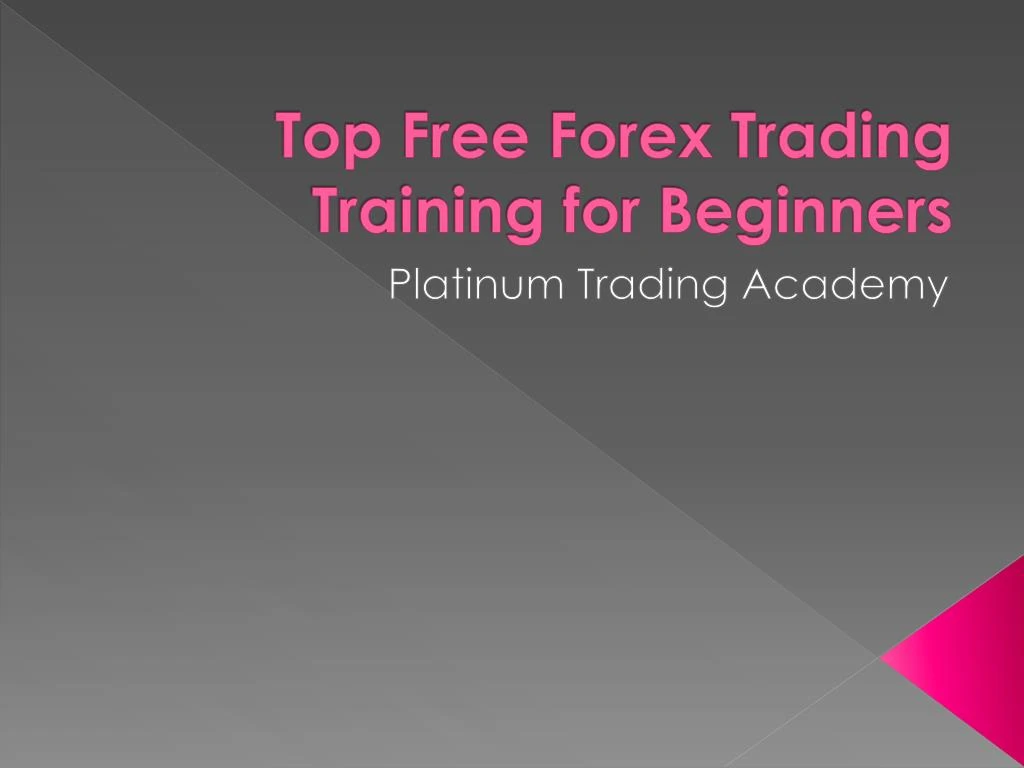 top free forex trading training for beginners n.